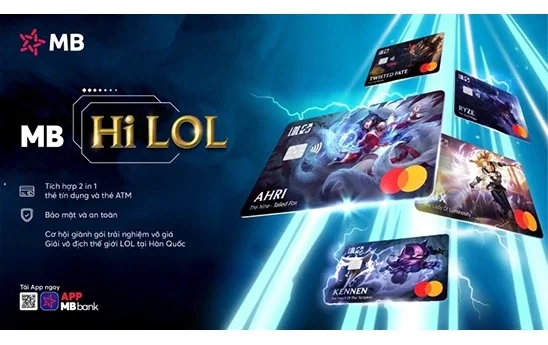 MB và Mastercard ra mắt thẻ đa năng Hi LOL lần đầu tiên ở Đông Nam Á