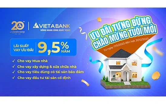 VietABank cho khách hàng cá nhân vay ưu đãi lãi suất trong chương trình 