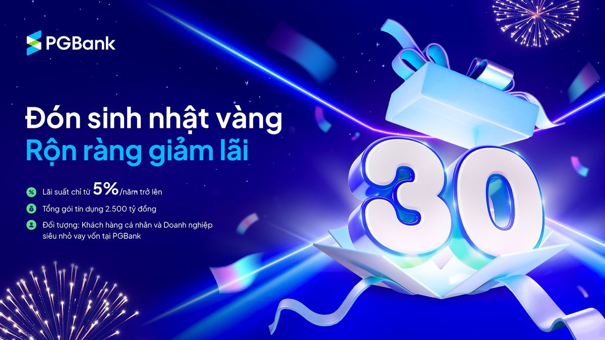 PGBank tung gói 2.500 tỷ đồng cho cá nhân, Doanh nghiệp siêu nhỏ vay ưu đãi