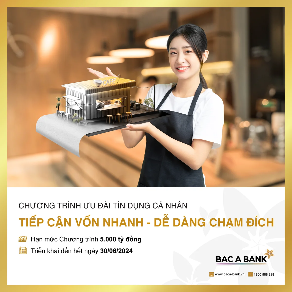 Bac A Bank ra mắt chương trình tín dụng cá nhân “Tiếp cận vốn nhanh - Dễ dàng chạm đích”