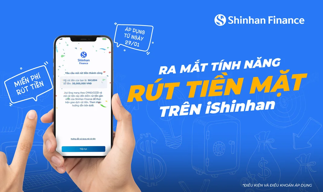 rút tiền mặt