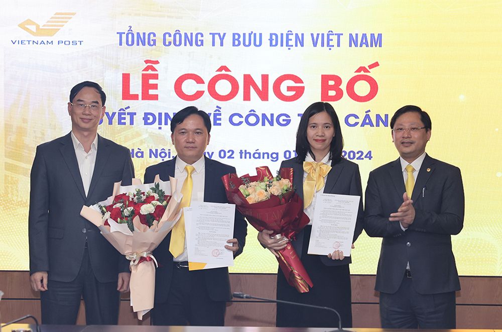 VNPost bổ nhiệm 02 cán bộ lãnh đạo mới