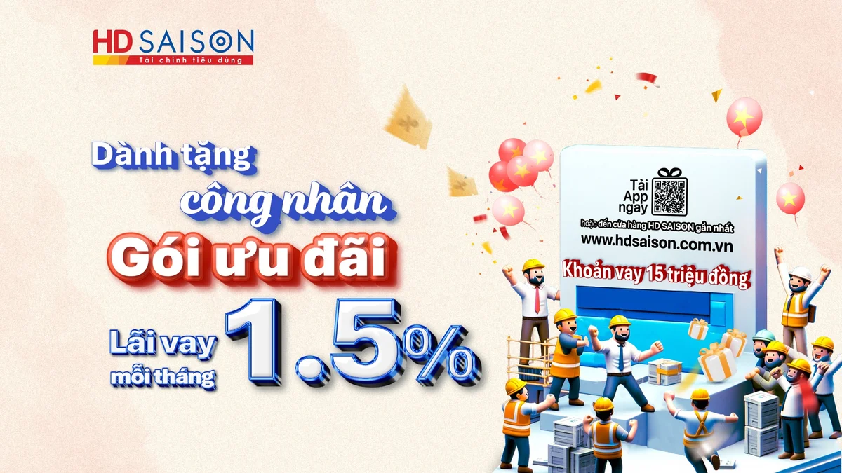 HD SAISON cho vay ưu đãi