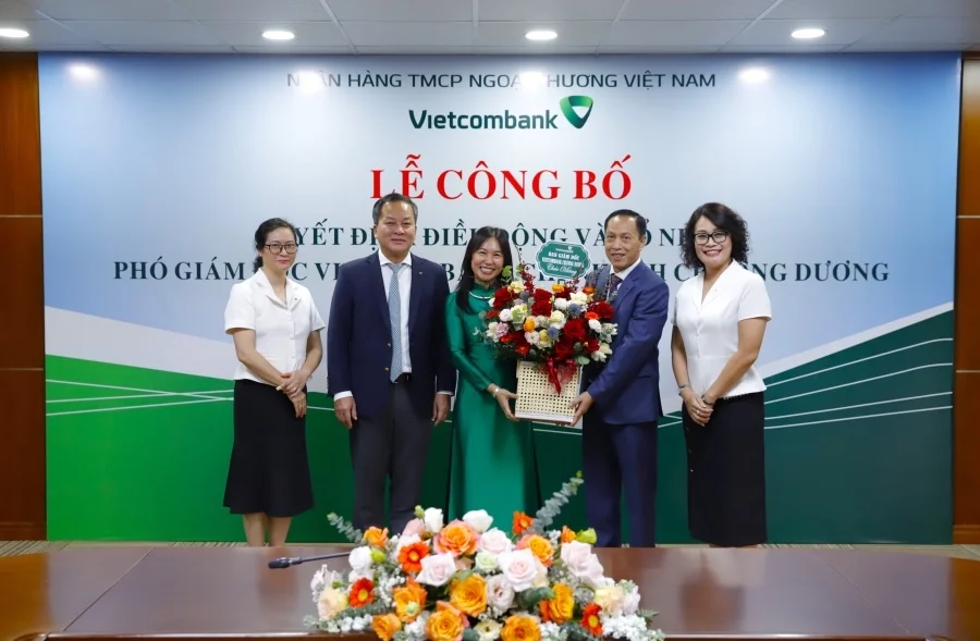 Bổ nhiệm Phó Giám đốc Vietcombank Chương Dương