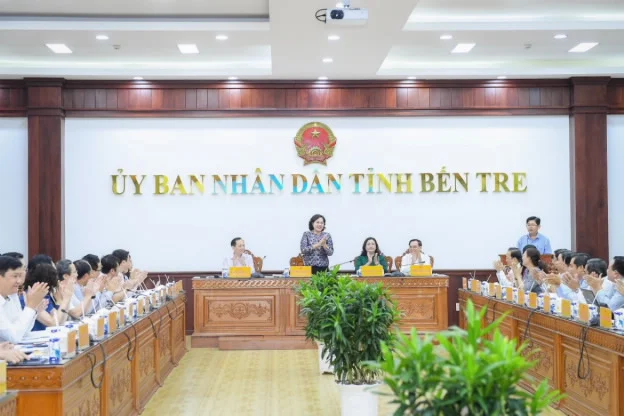 Đoàn công tác liên ngành của Chính phủ làm việc tại tỉnh Bến Tre