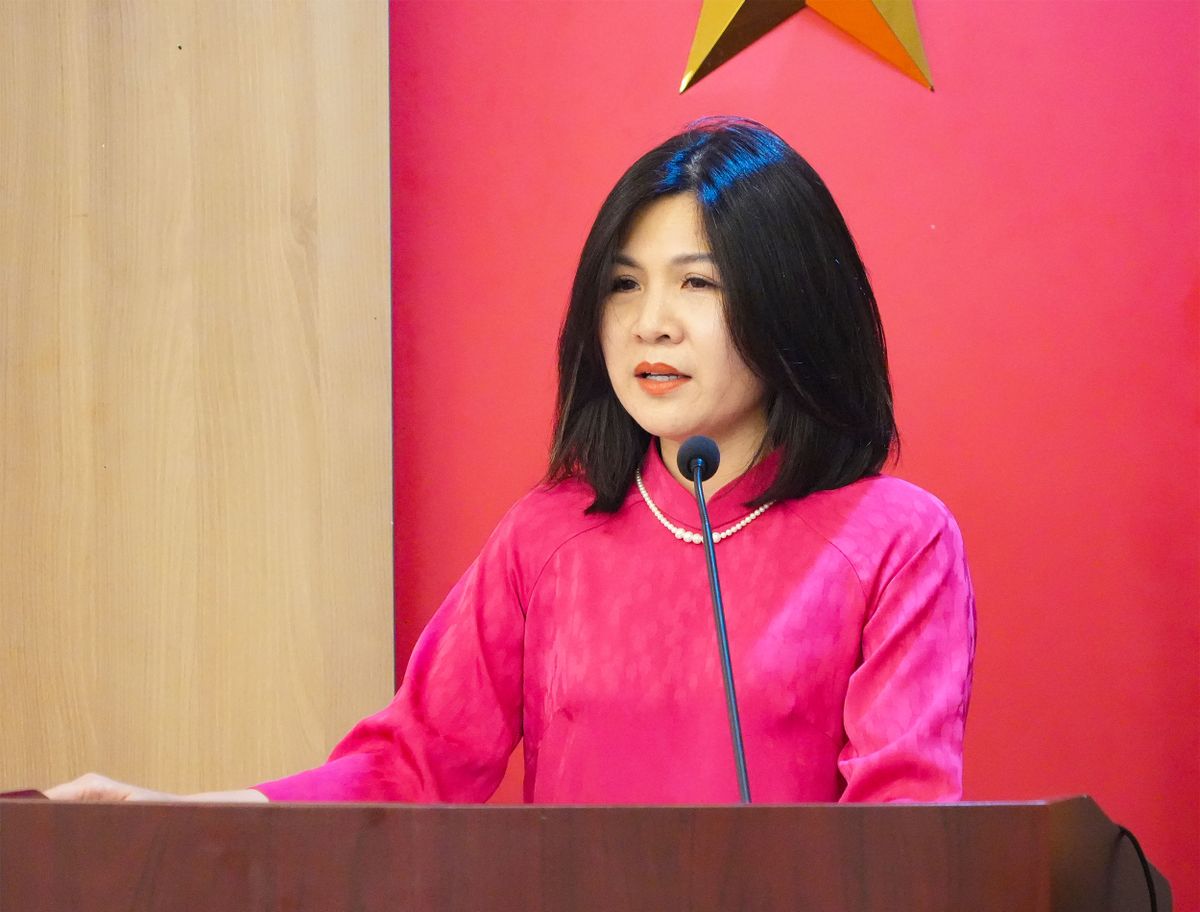 Bà Nguyễn Thị Xuân - Trưởng Ban Pháp luật Nghiệp vụ - Chủ tịch Công đoàn Hiệp hội Ngân hàng Việt Nam