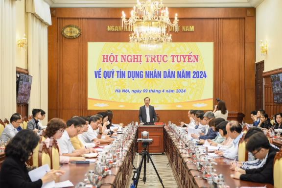 Quang cảnh Hội nghị chuyên đề về Quỹ tín dụng nhân dân năm 2024