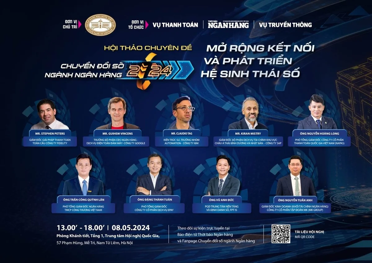 Những diễn giả sẽ góp mặt trong Hội thảo chuyên đề với chủ đề: “Mở rộng kết nối và phát triển hệ sinh thái số”