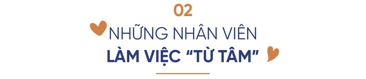 Những nhân viên làm việc từ tâm