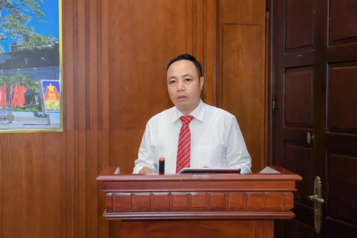 Đ/c Nguyễn Ngọc Quyết phát biểu tại buổi Lễ