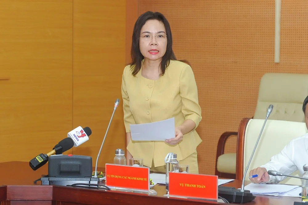 Vụ trưởng Vụ Tín dụng các ngành kinh tế NHNN Hà Thu Giang chia sẻ, tín dụng cơ bản đáp ứng nhu cầu vốn của nền kinh tế và chảy vào các lĩnh vực sản xuất kinh doanh, lĩnh vực ưu tiên