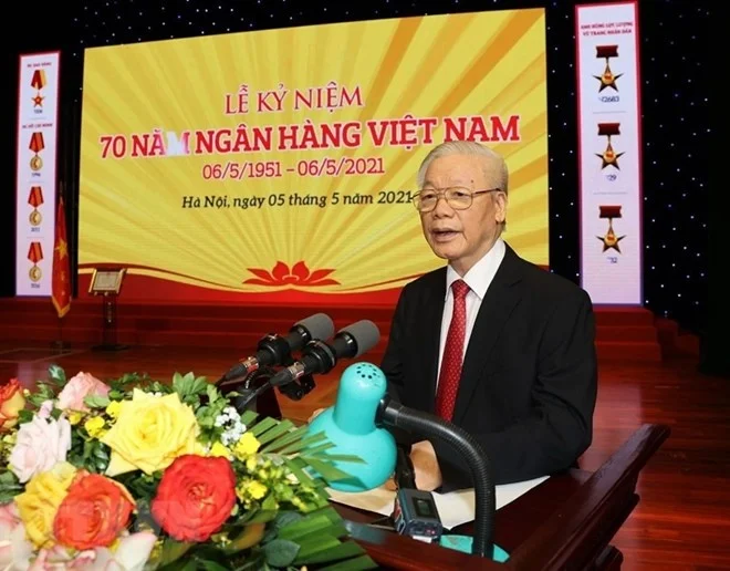 Tổng Bí thư Nguyễn Phú Trọng với ngành Ngân hàng