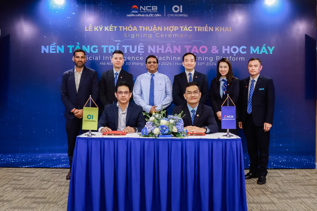 NCB hợp tác triển khai nền tảng AI, học máy với CyborgIntell
