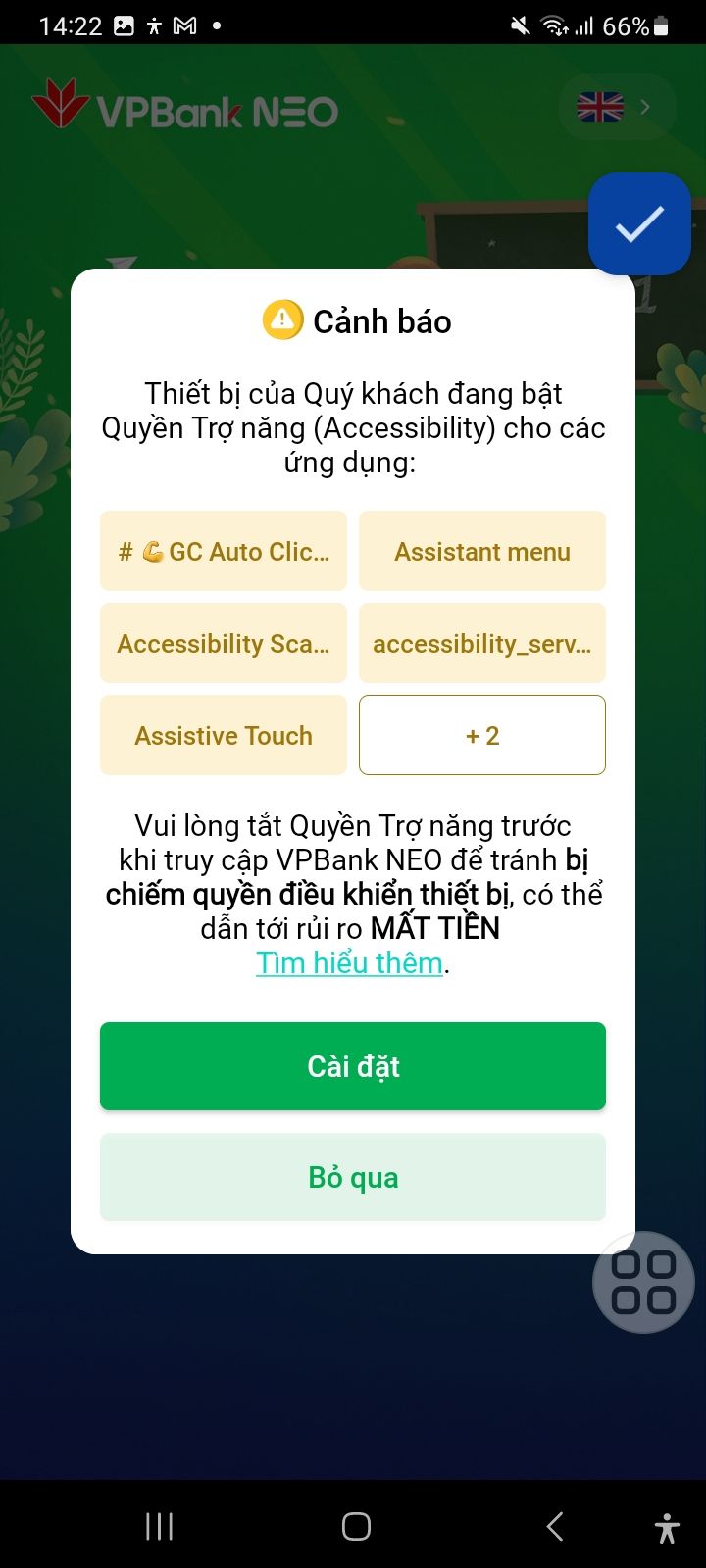 Ngân hàng VPBank bảo mật an toàn cho tài khoản khách hàng