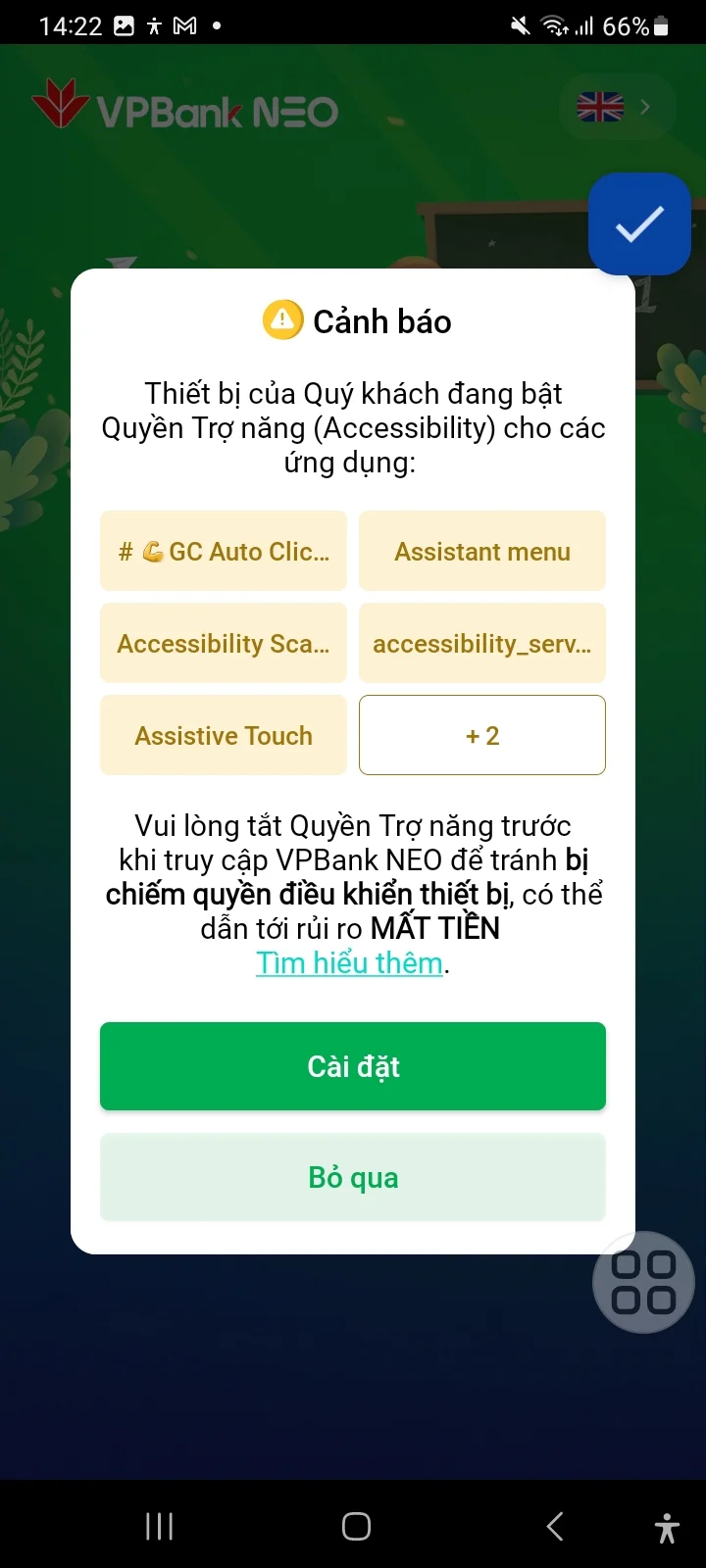 Ngân hàng VPBank bảo mật an toàn cho tài khoản khách hàng