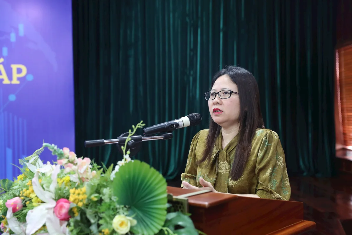 Bà Nguyễn Thị Thu Hằng - Phó Cục trưởng Cục Đăng ký quốc gia giao dịch bảo đảm