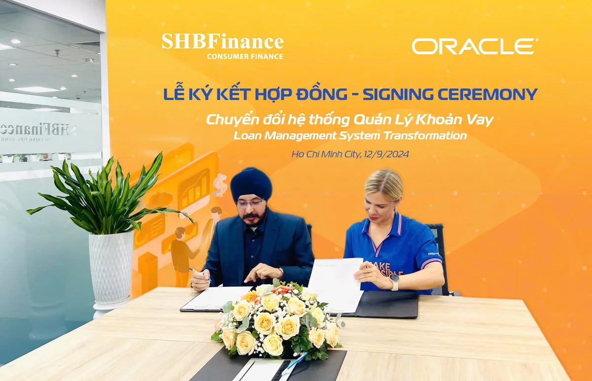 SHBFinance hợp tác với Oracle chuyển đổi hệ thống quản lý khoản vay