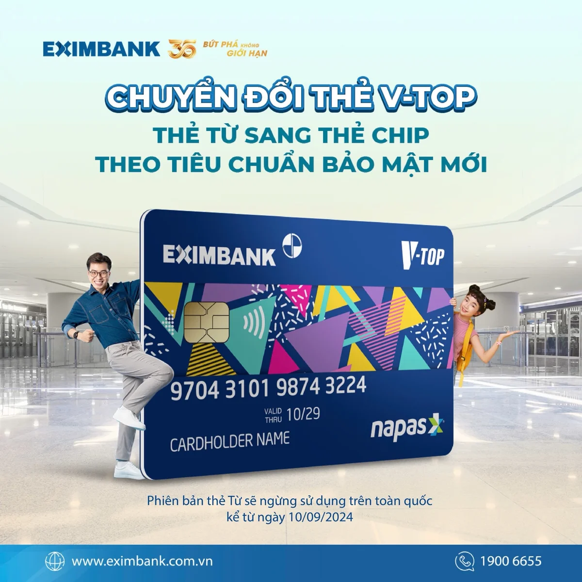 thẻ thanh toán V-TOP