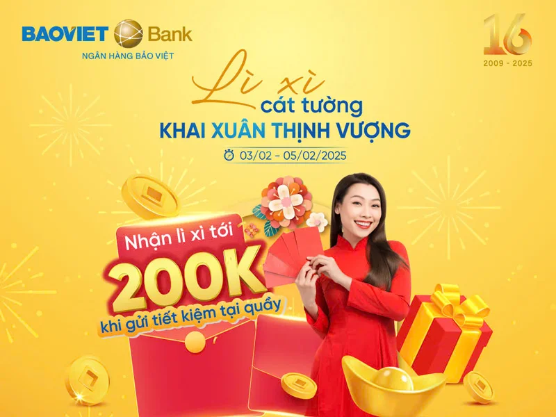 Lì xì cát tường - Khai xuân thịnh vượng