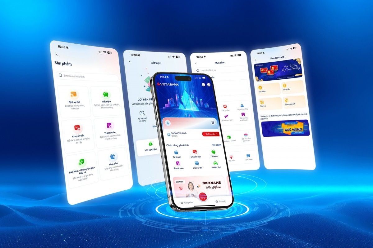 Nền tảng ngân hàng số VIETABANK kỳ vọng đem đến trải nghiệm khác biệt cho khách hàng.