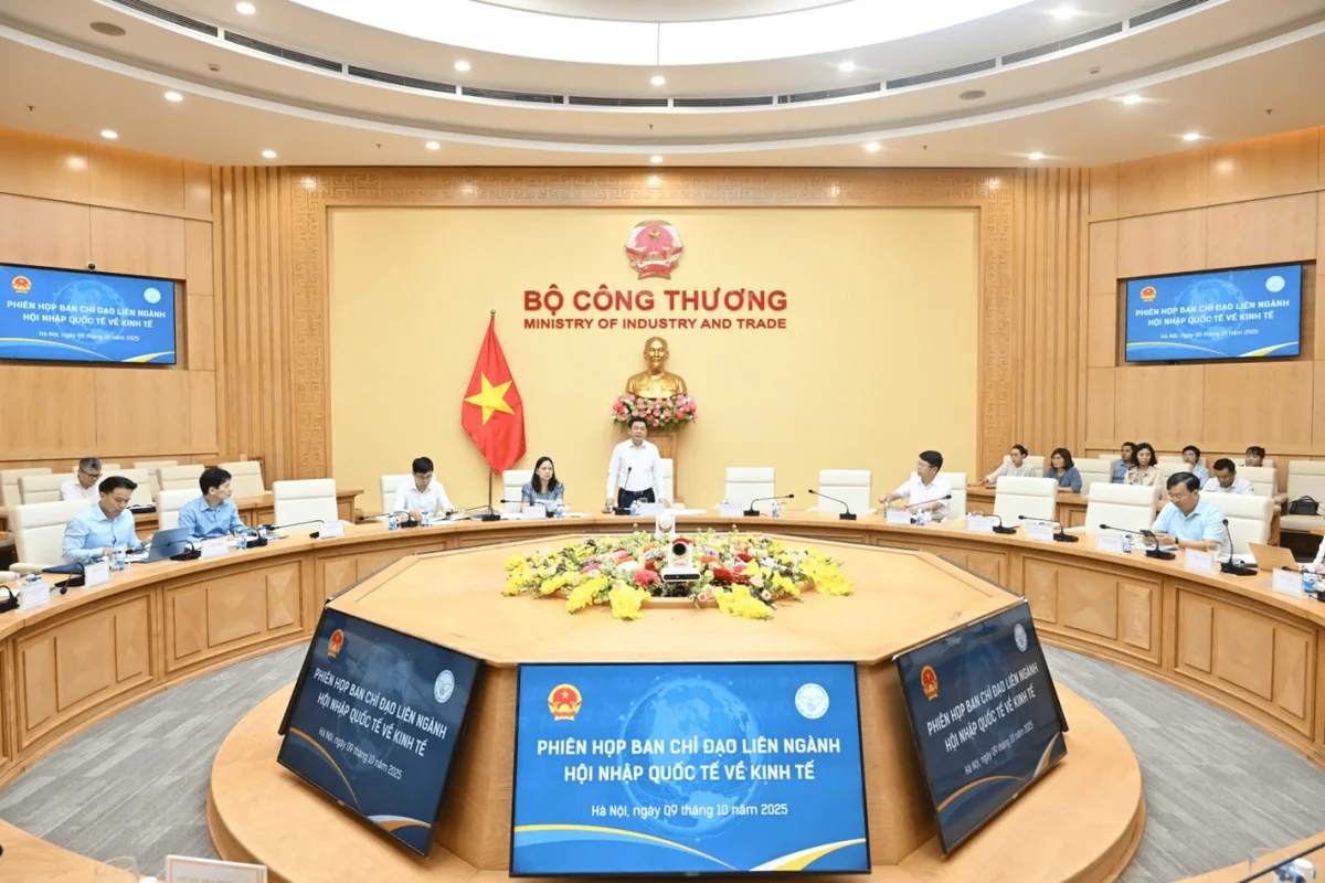 Phiên họp lần thứ nhất năm 2025 của Ban Chỉ đạo liên ngành Hội nhập quốc tế về kinh tế