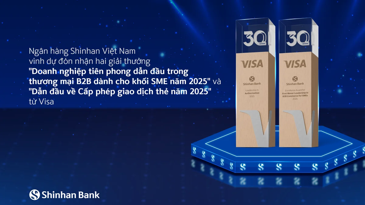 Shinhan Bank Vietnam Honored with Dual Awards from Visa – Affirming Its Leadership in SME Development