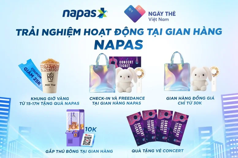 NAPAS mang hệ sinh thái thanh toán hiện đại đến Sóng Festival – Ngày Thẻ Việt Nam 2025