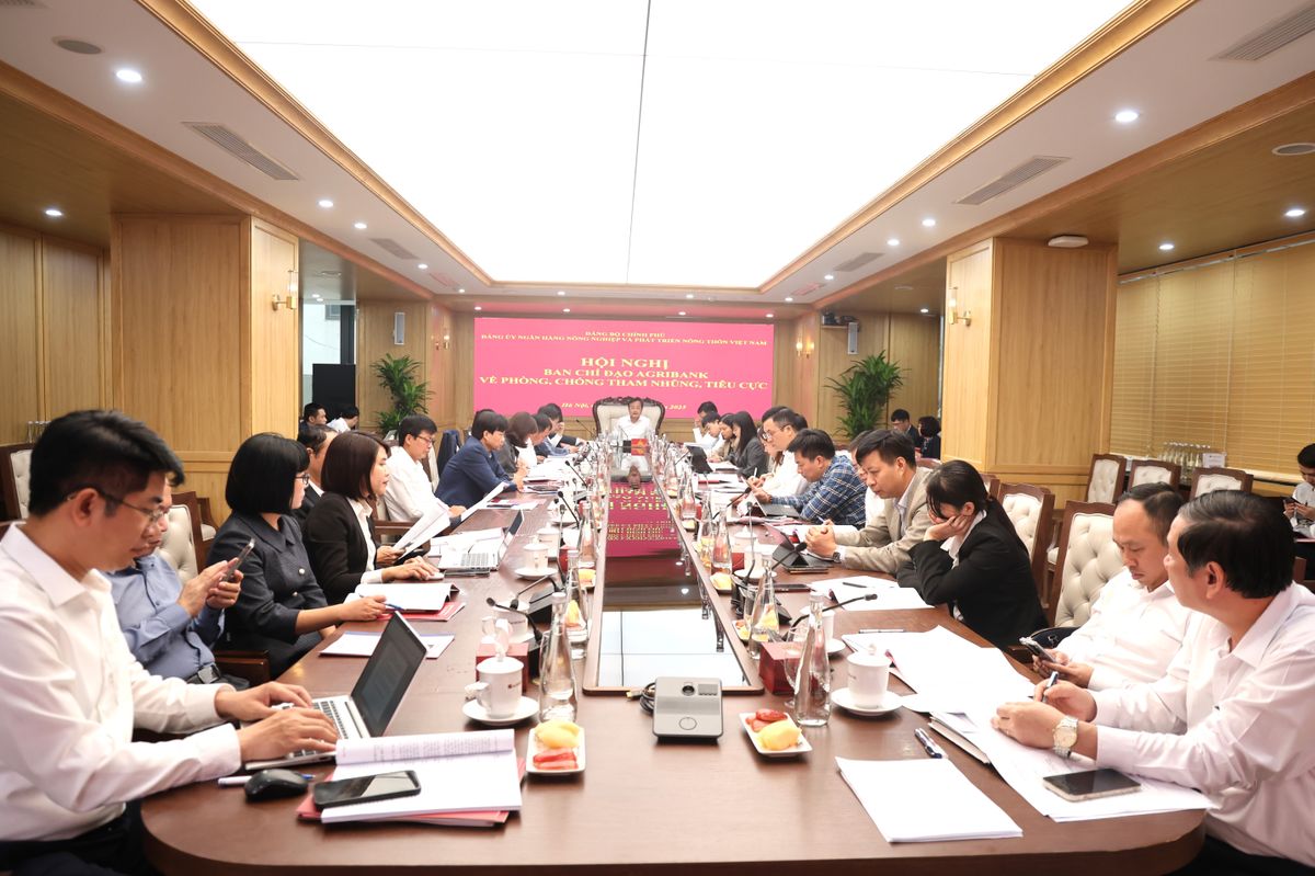 Đảng ủy Agribank triển khai Hội nghị Ban chỉ đạo Agribank về phòng chống tham nhũng, lãng phí, tiêu cực
