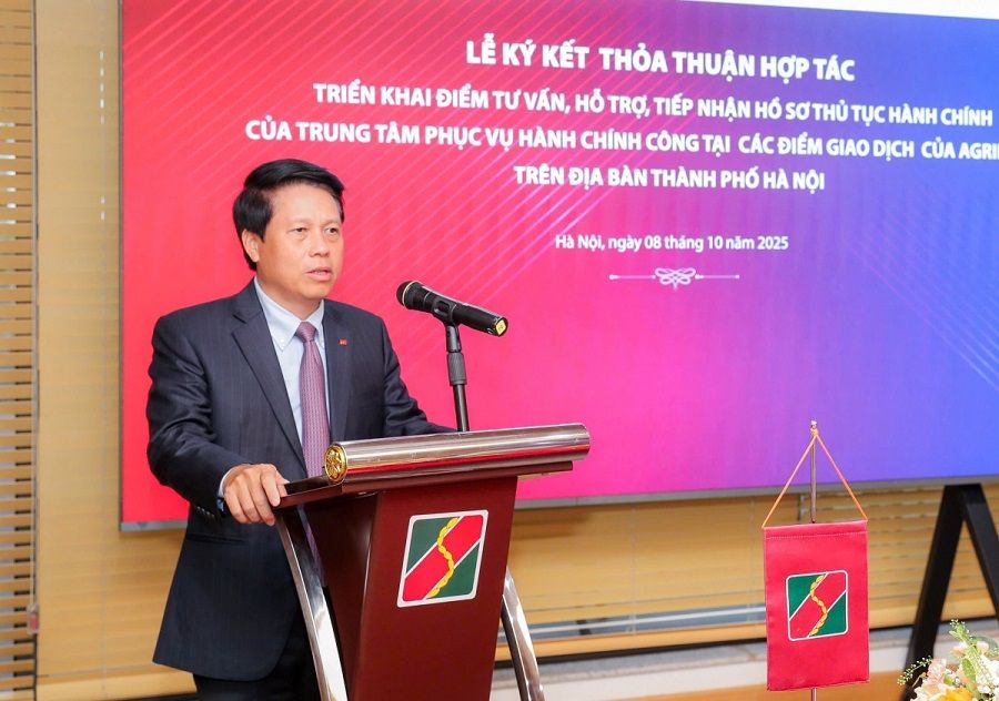 Phó Thống đốc Phạm Tiến Dũng phát biểu tại Lễ ký kết