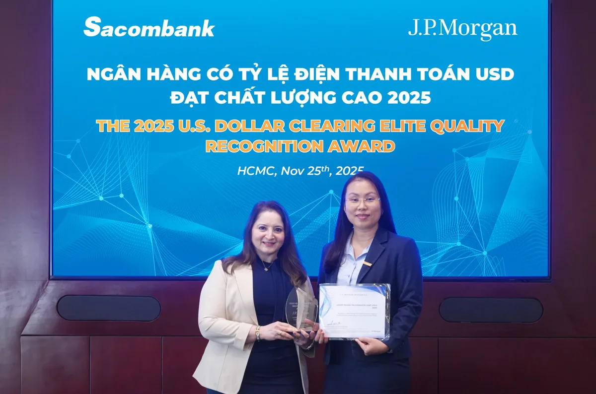 Giải thưởng quan trọng giúp Sacombank khẳng định vị thế trên bản đồ kinh tế số