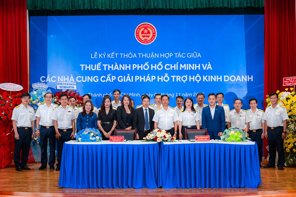 Hình ảnh lễ ký kết hợp tác giữa ACB và Thuế TP.HCM