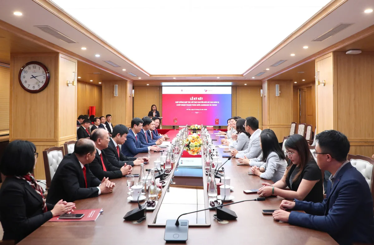 Toàn cảnh Lễ ký kết hợp tác giữa Agribank và VNPAY