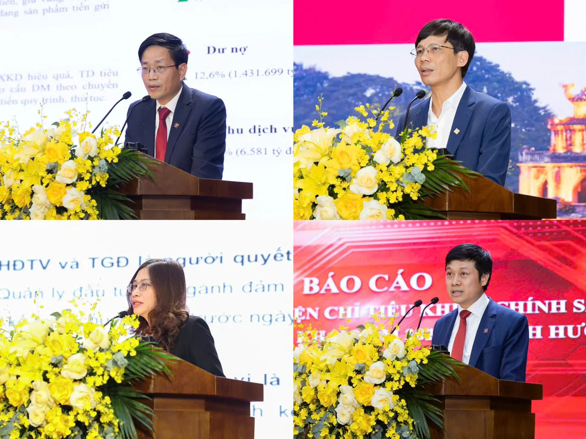 Nhiều vấn đề về công tác đánh giá, định hướng kế hoạch kinh doanh năm 2026 cũng được đại diện các đơn vị bàn thảo