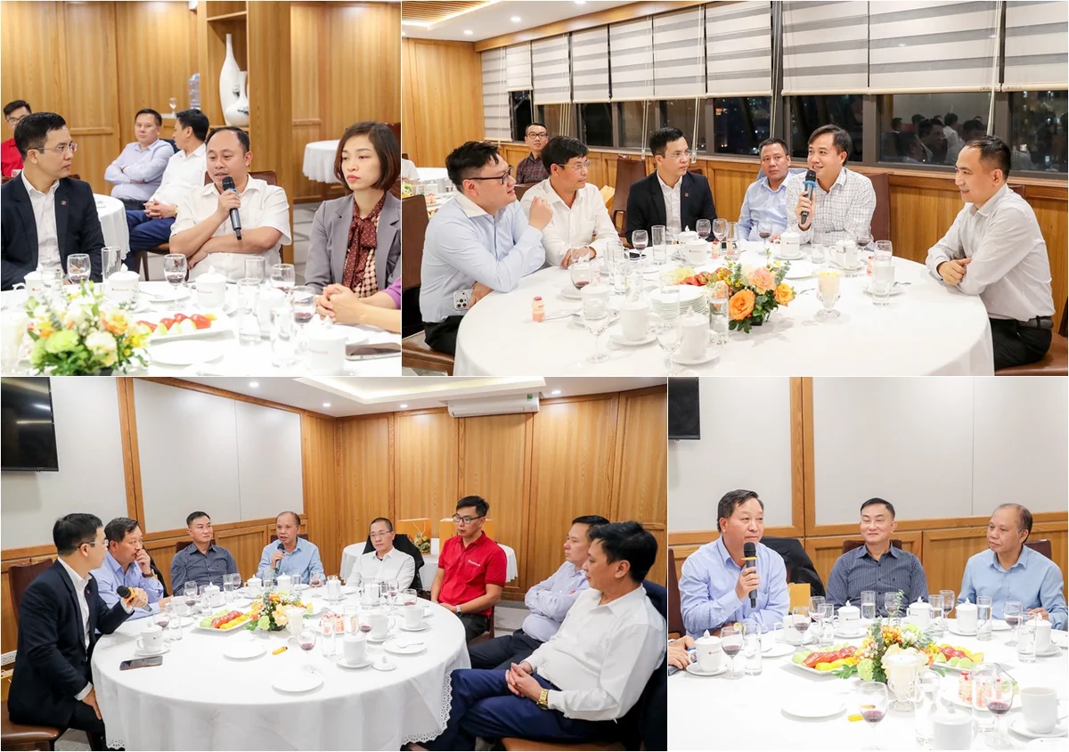 Các đại biểu cùng giao lưu, chia sẻ tại buổi gặp mặt
