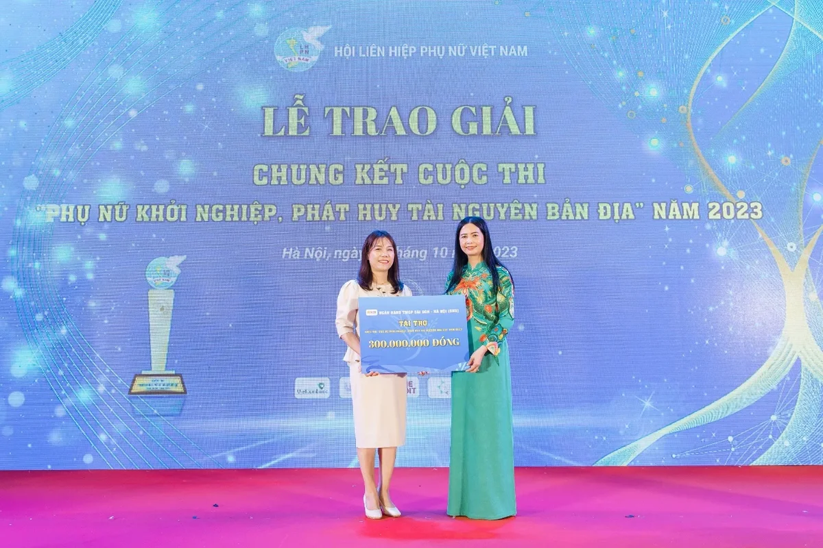 SHB đồng hành cùng cuộc thi “Phụ nữ khởi nghiệp, phát huy tài nguyên bản địa”