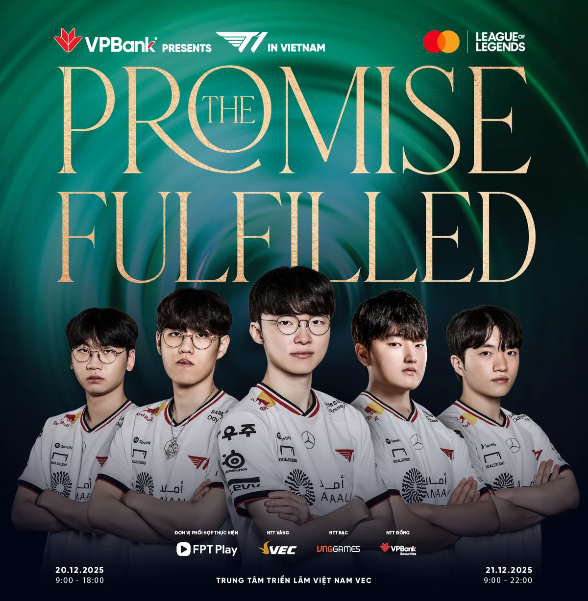 VPBank đưa T1 và "GOAT” Liên Minh Huyền Thoại Faker đến Việt Nam