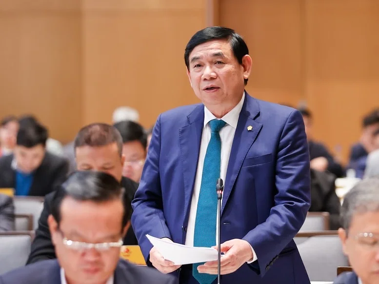 Ông Phan Đức Tú, Chủ tịch HĐQT BIDV phát biểu tại Hội nghị, ảnh: Nhật Bắc