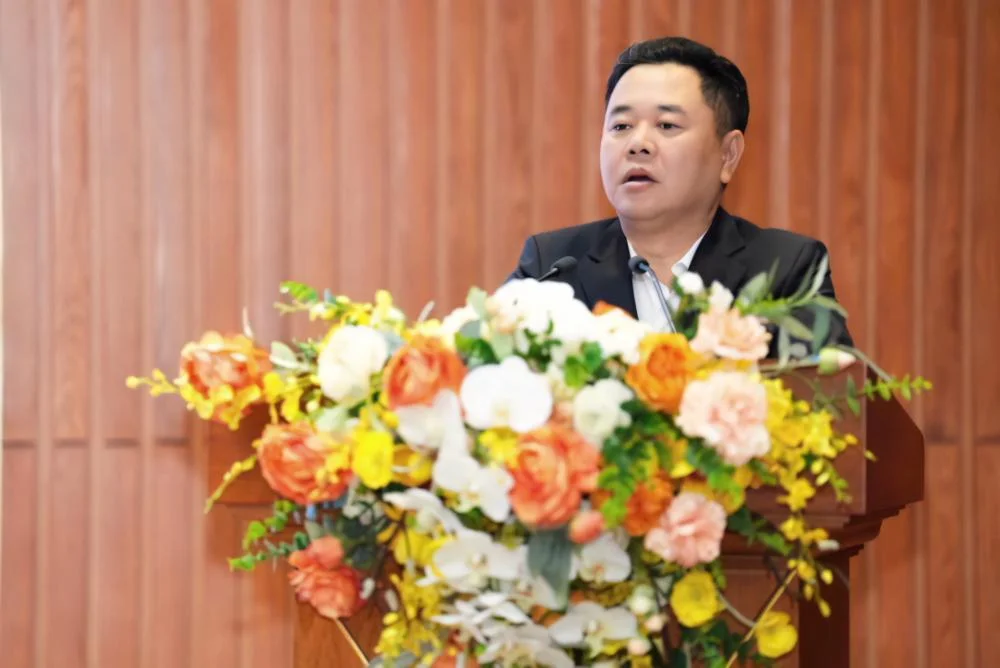 Phó Thống đốc Nguyễn Ngọc Cảnh phát biểu chỉ đạo tại buổi làm việc
