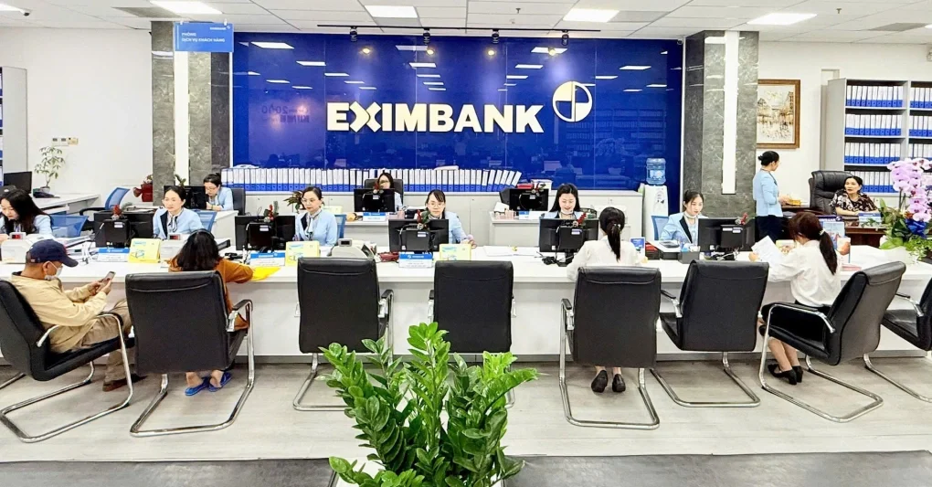 Phòng giao dịch của ngân hàng. Ảnh: Eximbank