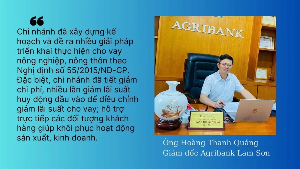 Agribank Lam Sơn: Bệ phóng cho nông nghiệp sạch và công nghệ cao tại Thanh Hóa