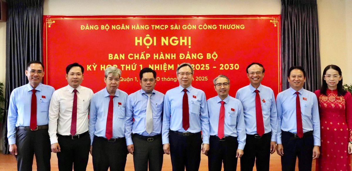 Đại hội Đảng bộ Ngân hàng Thương mại cổ phần Sài Gòn Công thương lần thứ IV, nhiệm kỳ 2025 - 2030