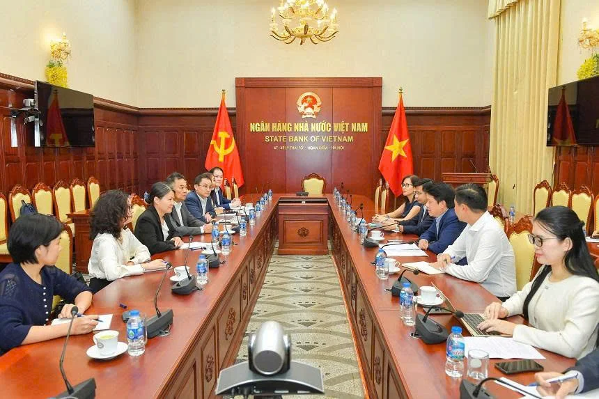 Toàn cảnh buổi tiếp - Ảnh: Đức Khanh