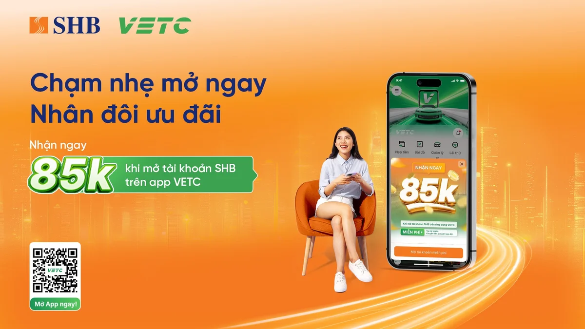 Nhiều ưu đãi thiết thực dành cho tài xế khi mở tài khoản SHB và tự động liên kết với ví VETC