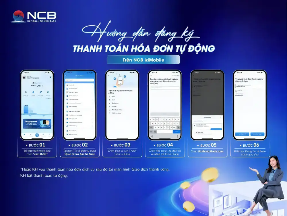 Thanh toán thảnh thơi, hoàn tiền cực hời với NCB iziMobile