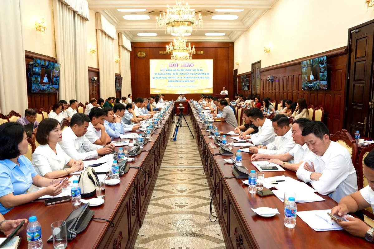 Cơ cấu lại tổng thể hệ thống quỹ tín dụng nhân dân, xây dựng hệ sinh thái tài chính cộng đồng bền vững