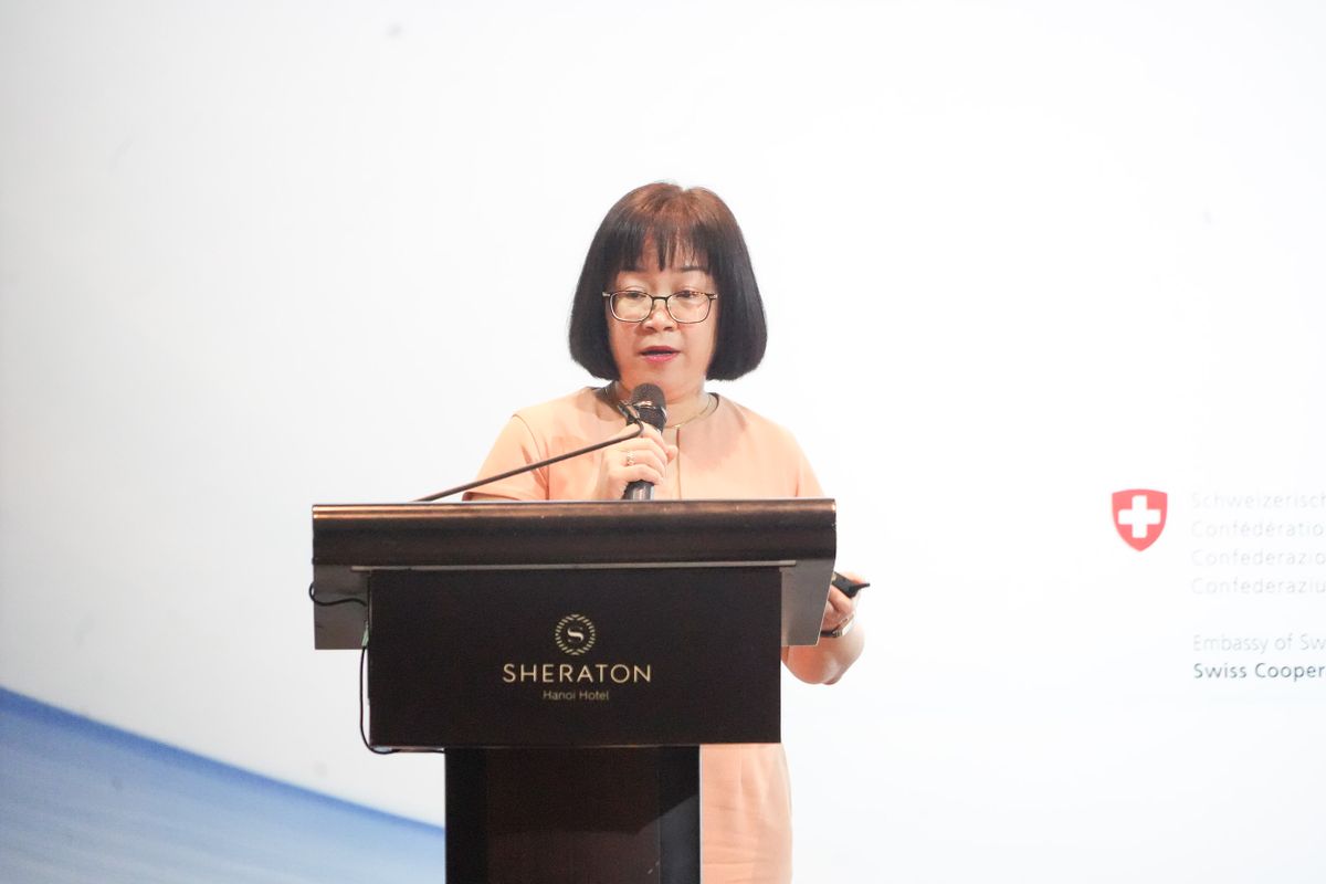 Bà Lại Minh Thúy (Citibank chi nhánh TP.HCM), đại diện nhóm các ngân hàng nước ngoài