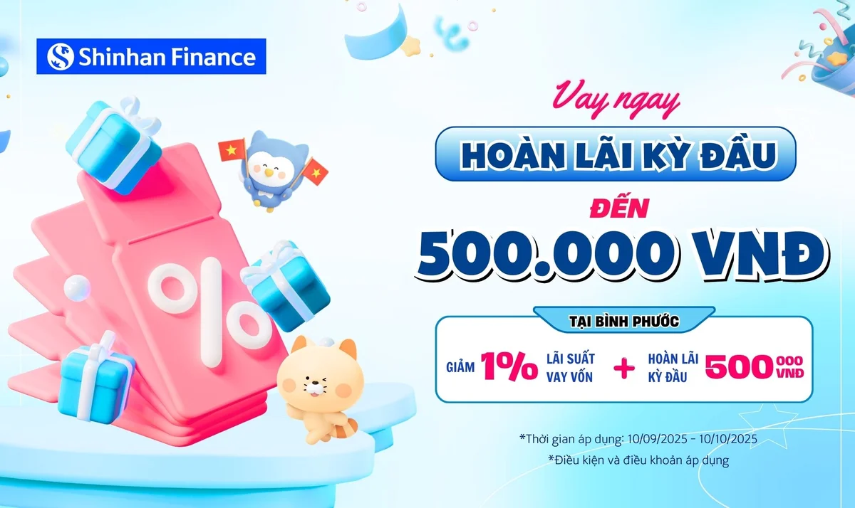 Shinhan Finance tung ưu đãi hấp dẫn nhân dịp khai trương Điểm Giới thiệu Dịch vụ tại Bình Phước