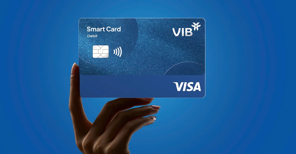 Thẻ thanh toán Smart Card VIB có mức hoàn tiền tối đa là 10,8 triệu đồng/năm/khách