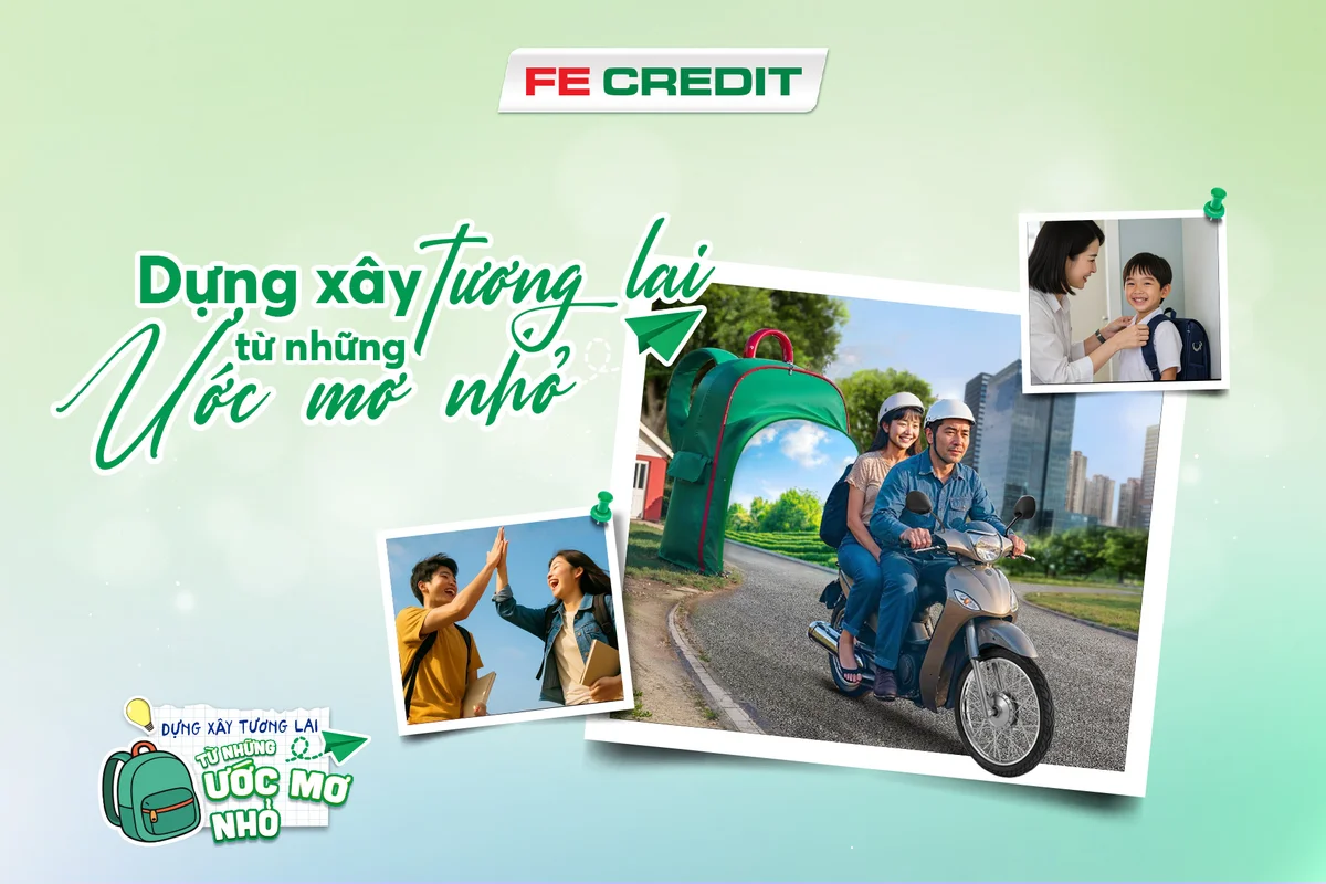 FE CREDIT tiếp sức mùa tựu trường 2025 với 4 chương trình ưu đãi