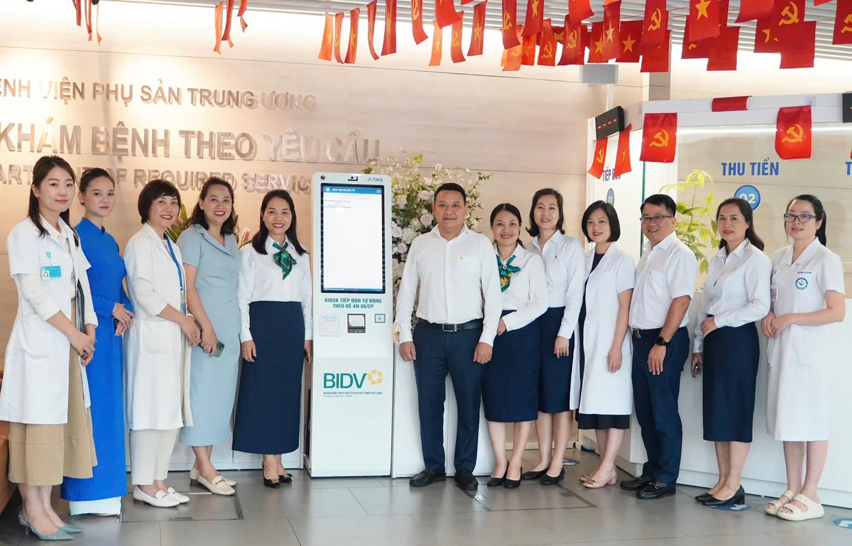 BIDV cùng Bệnh viện Phụ sản Trung ương thúc đẩy chuyển đổi số y tế